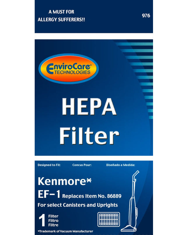 Kenmore EF-1 Vacuum Cleaner Filter