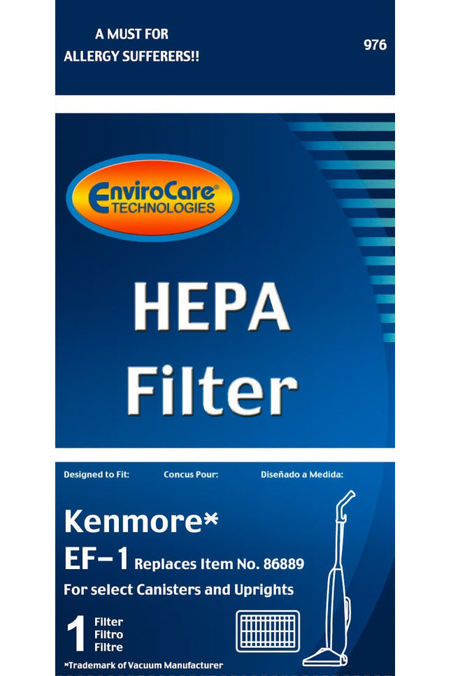 Kenmore EF-1 Vacuum Cleaner Filter