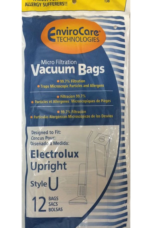 Electrolux Style U Vacuum Bags - 12 pack