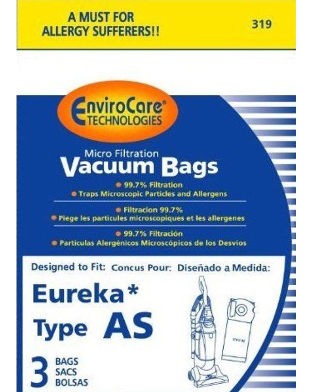 Eureka AS Vacuum Bags - 3 pack