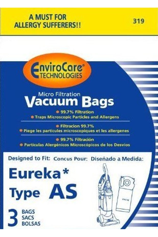 Eureka AS Vacuum Bags - 3 pack