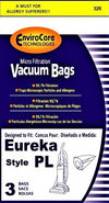 Eureka PL Micro Filtration Vacuum Bags - 3 pack