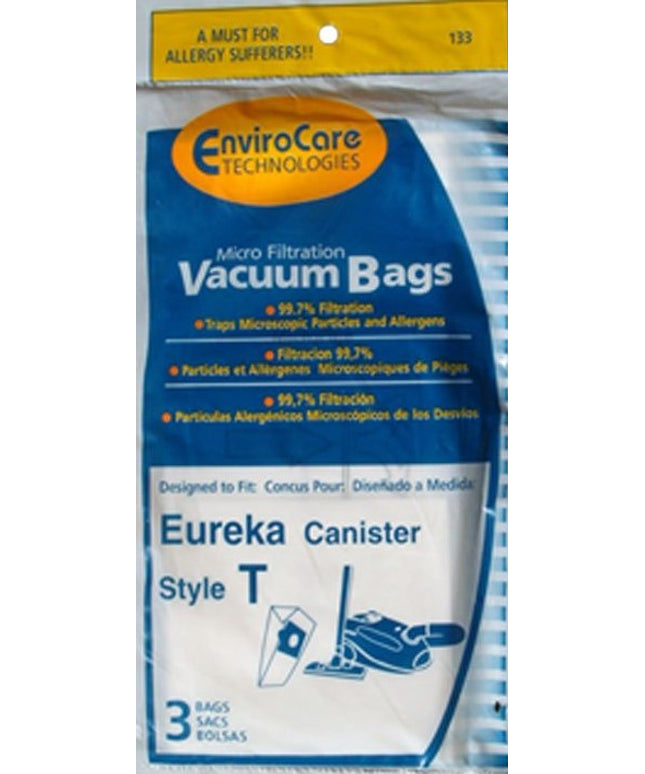 Eureka T Vacuum Cleaner Bags - 3 pack