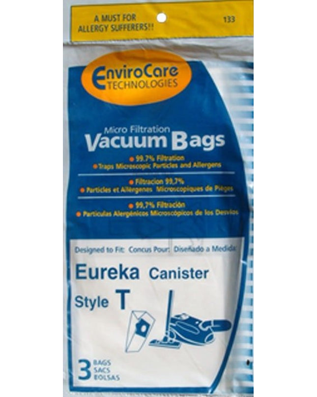 Eureka T Vacuum Cleaner Bags - 3 pack