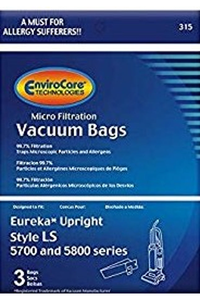 Eureka / Sanitaire LS Vacuum Cleaner Bags - 3 pack