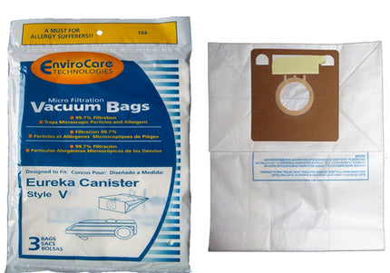 Eureka V Vacuum Bags - 3 pack