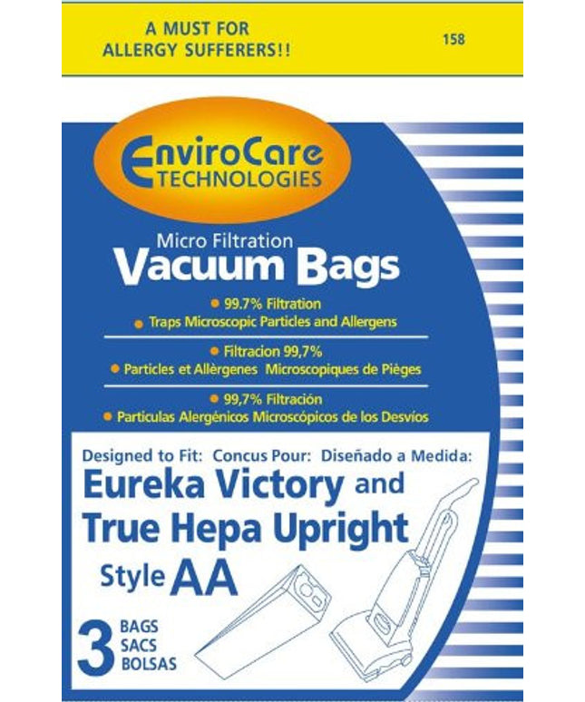 Eureka AA Vacuum Bags - 3 pack