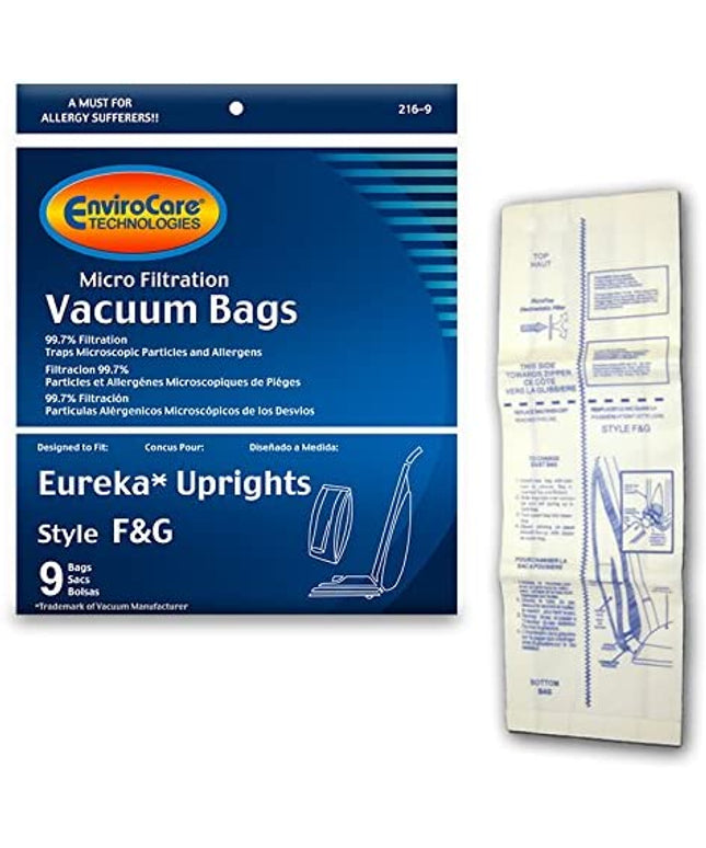 Eureka Style F&G Vacuum Bags (9 pack)