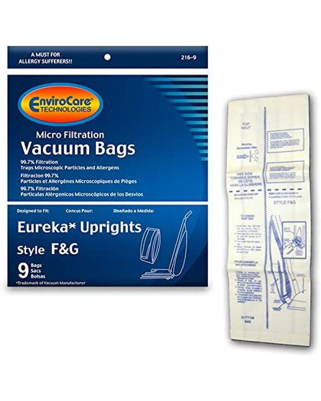 Eureka Style F&G Vacuum Bags (9 pack)