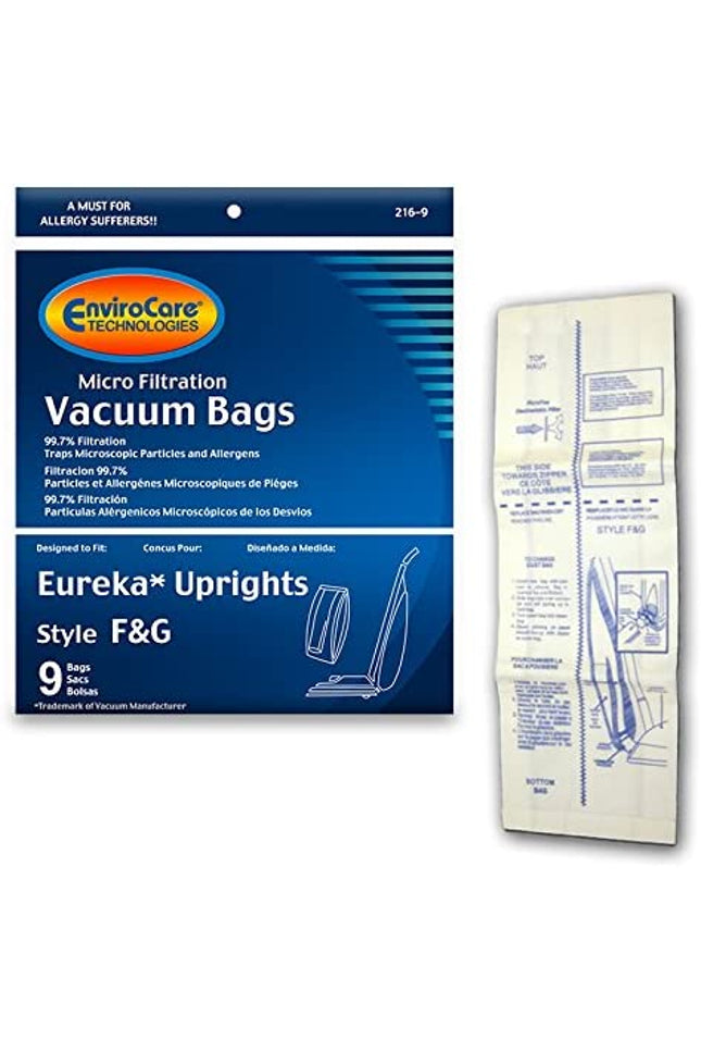 Eureka Style F&G Vacuum Bags (9 pack)