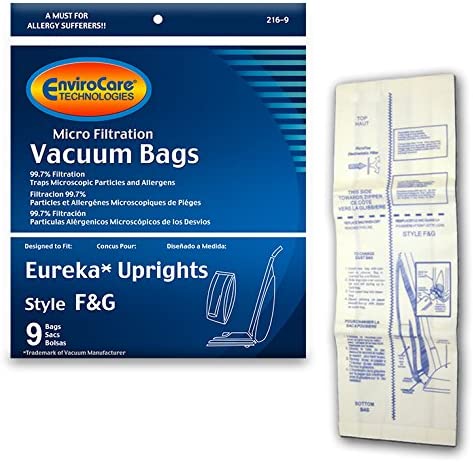Eureka Style F&G Vacuum Bags (9 pack)