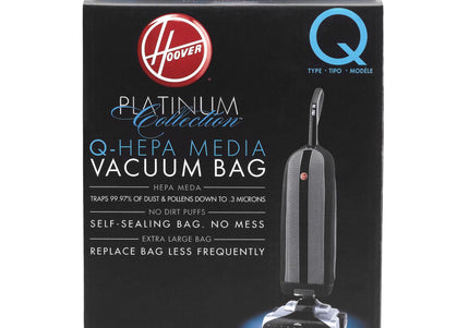 Hoover type Q Vacuum Bags (2 pack) Part # AH10000