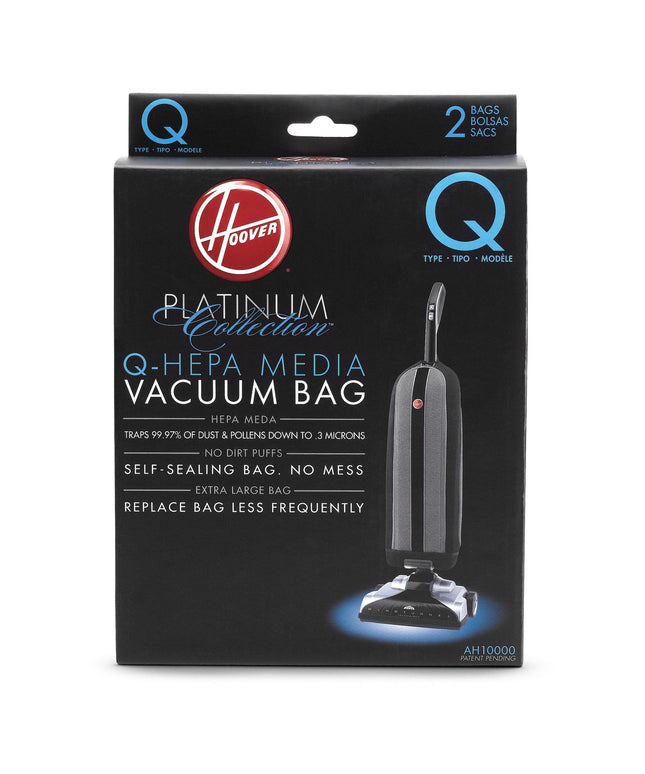 Hoover type Q Vacuum Bags (2 pack) Part # AH10000