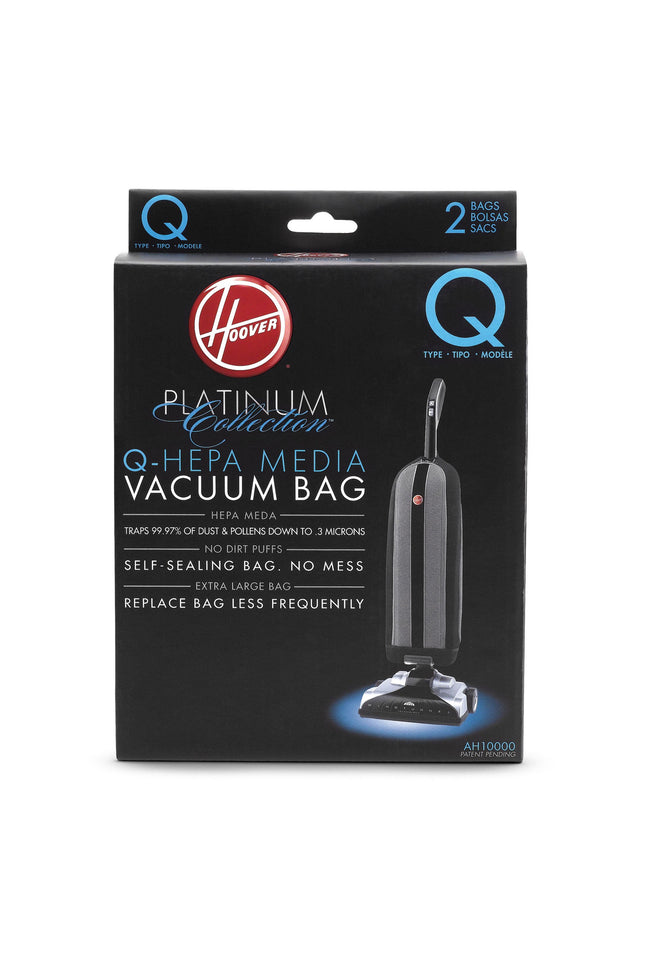 Hoover type Q Vacuum Bags (2 pack) Part # AH10000