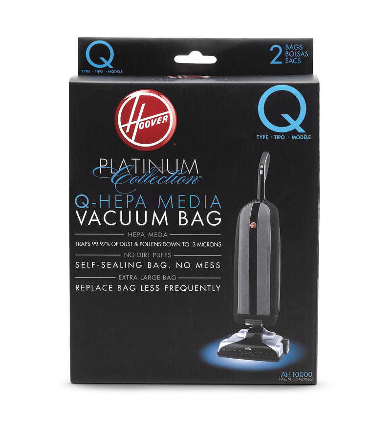 Hoover type Q Vacuum Bags (2 pack) Part # AH10000