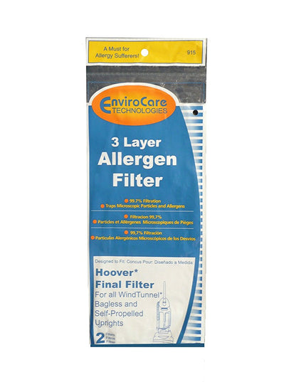 Hoover Final Filter for WindTunnel Bagless & Self Propelled models