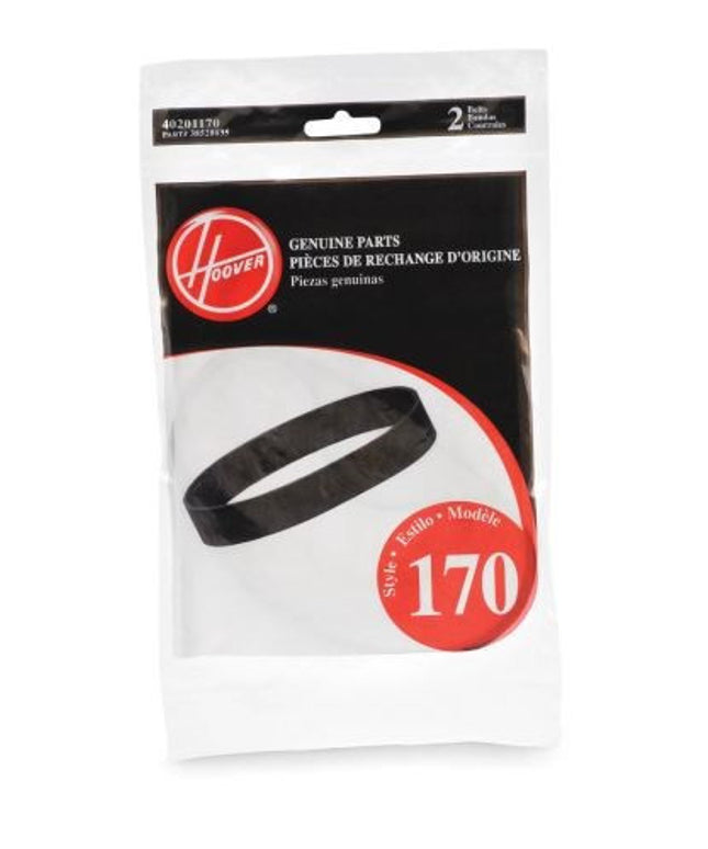 Hoover style 170 WindTunnel PowerDrive Vacuum Belts (2-Pack) Part # 40201170