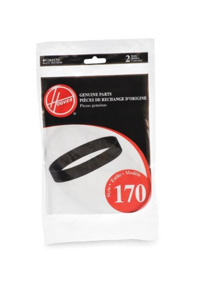 Hoover style 170 WindTunnel PowerDrive Vacuum Belts (2-Pack) Part # 40201170