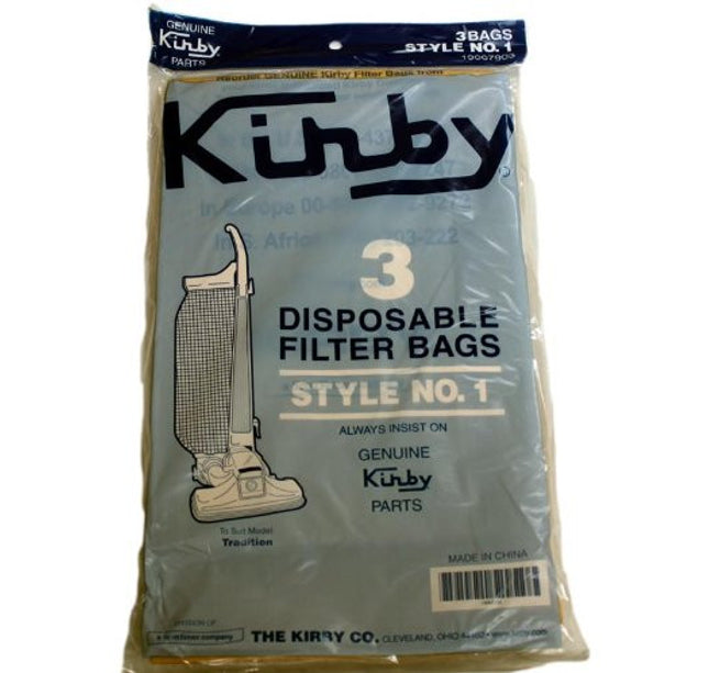 Kirby Style 1 Vacuum Bags - 3 Pack