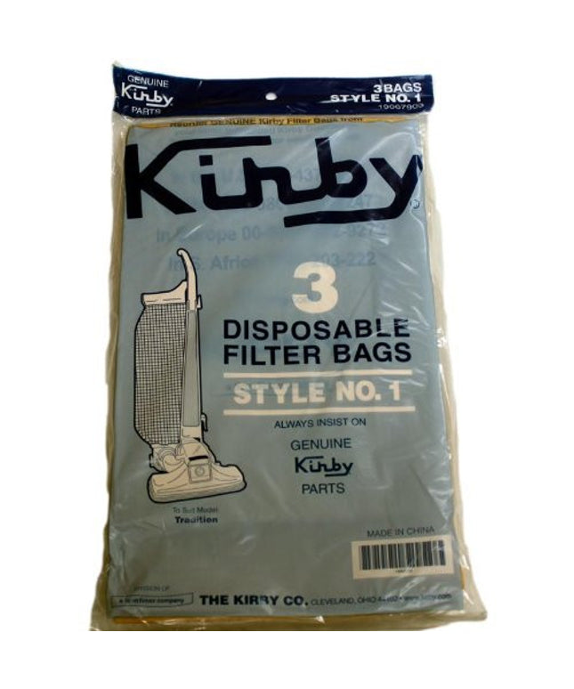 Kirby Style 1 Vacuum Bags - 3 Pack