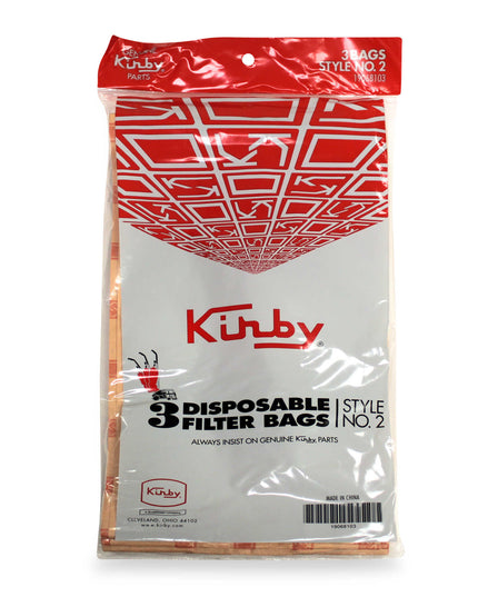 Kirby Style 2 Vacuum Bags - 3 Pack