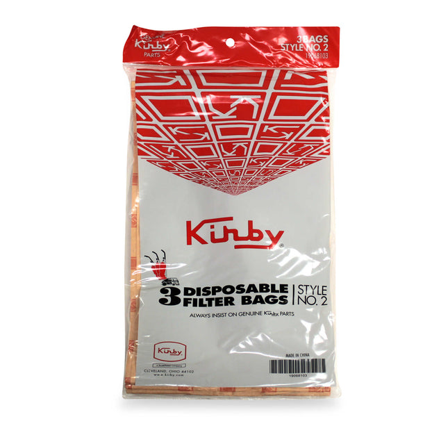 Kirby Style 2 Vacuum Bags - 3 Pack