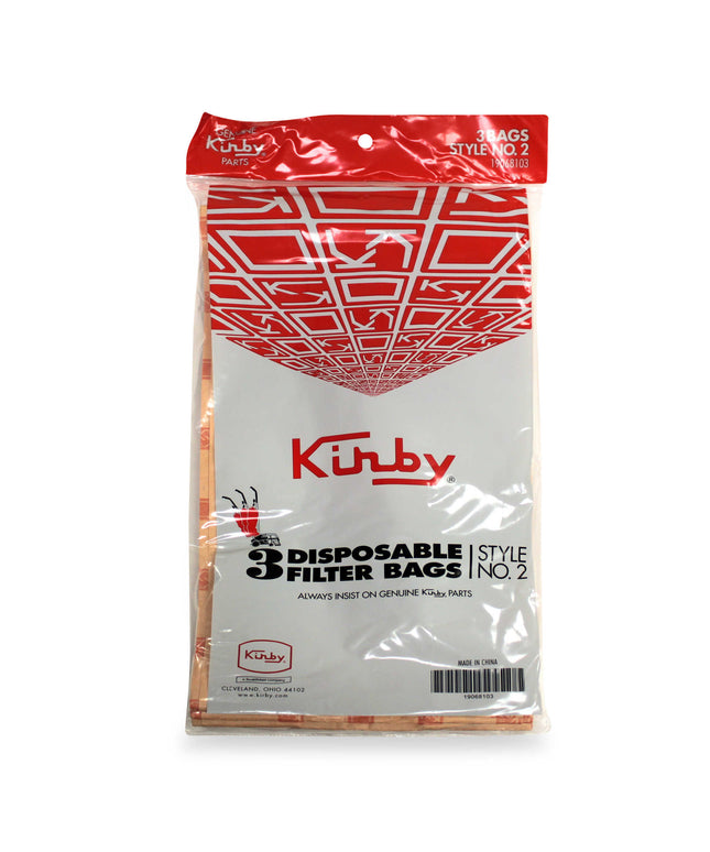 Kirby Style 2 Vacuum Bags - 3 Pack