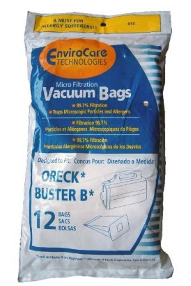 Oreck Buster B Vacuum Bags (12 pack) Generic