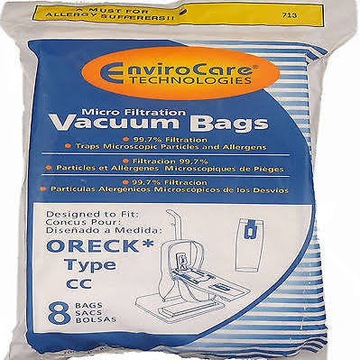 Janitized Part # JAN-ORXLCC-2(8) - Janitized Vacuum Bag For Oreck Xl And Cc  (8-Bags/Pack) Equivalent To Ak1cc6a, Ccpk8dw , Pk20008dw - Paper Vacuum Bags  - Home Depot Pro