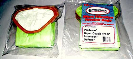 ProTeam Pro 6 Backpack Vacuum Bags - 10 pack