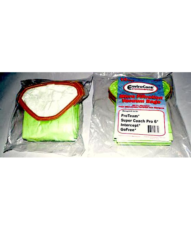 ProTeam Pro 6 Backpack Vacuum Bags - 10 pack