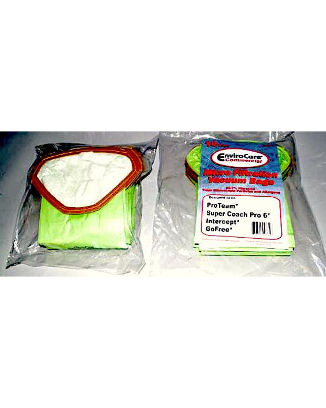 ProTeam Pro 6 Backpack Vacuum Bags - 10 pack