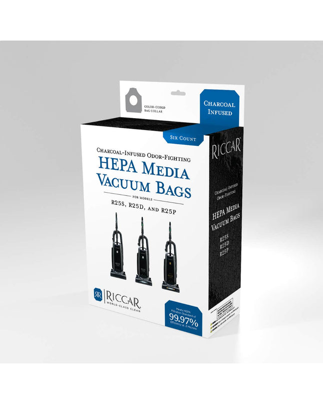 Riccar R25 Series HEPA Media Vacuum Cleaner Bags (6 Pack)