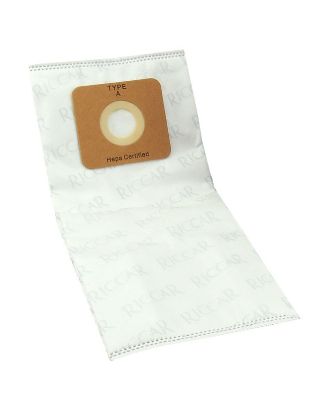 Riccar type A Vibrance HEPA Vacuum Bags (6 pack) Part # RAH-6  for classic style models