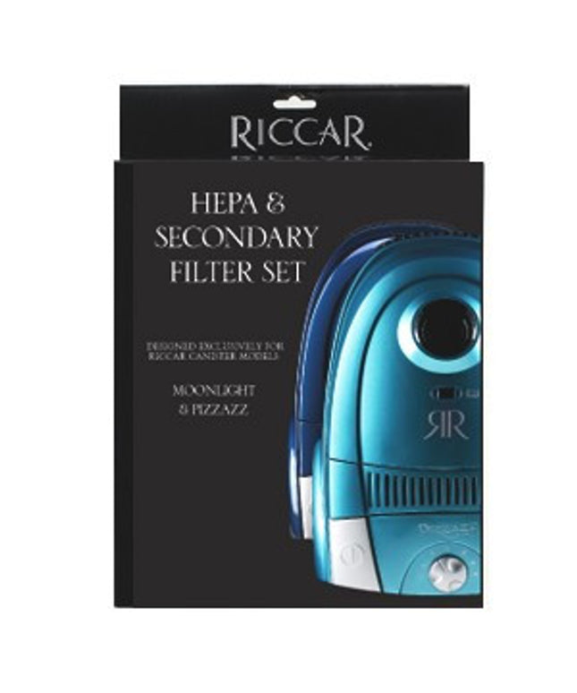 Riccar HEPA Media & Secondary Vacuum Filters for Pizzazz & Moonlight Part # RF13