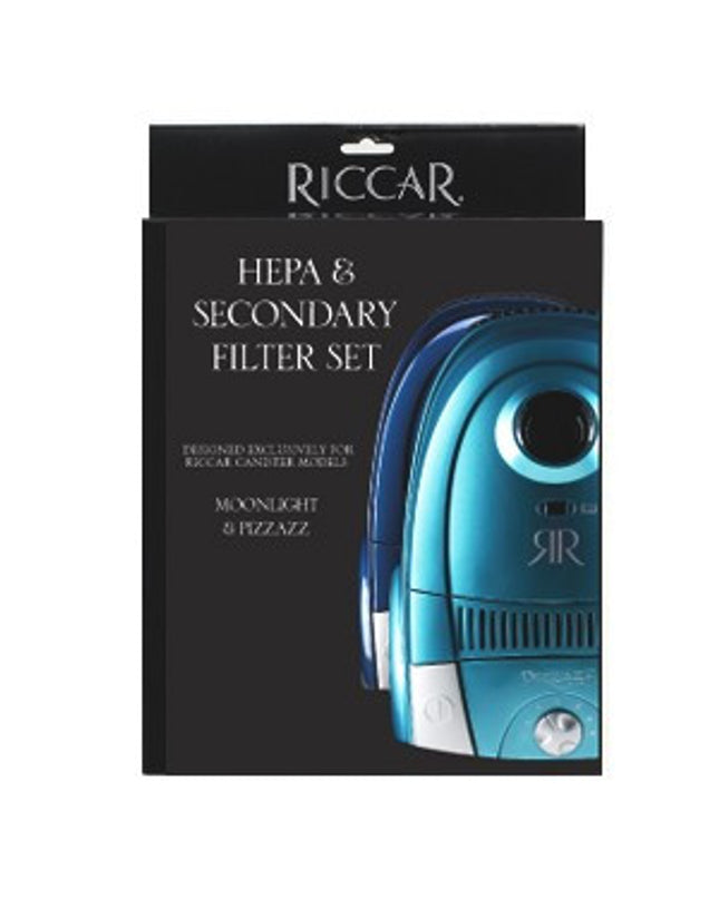 Riccar HEPA Media & Secondary Vacuum Filters for Pizzazz & Moonlight Part # RF13