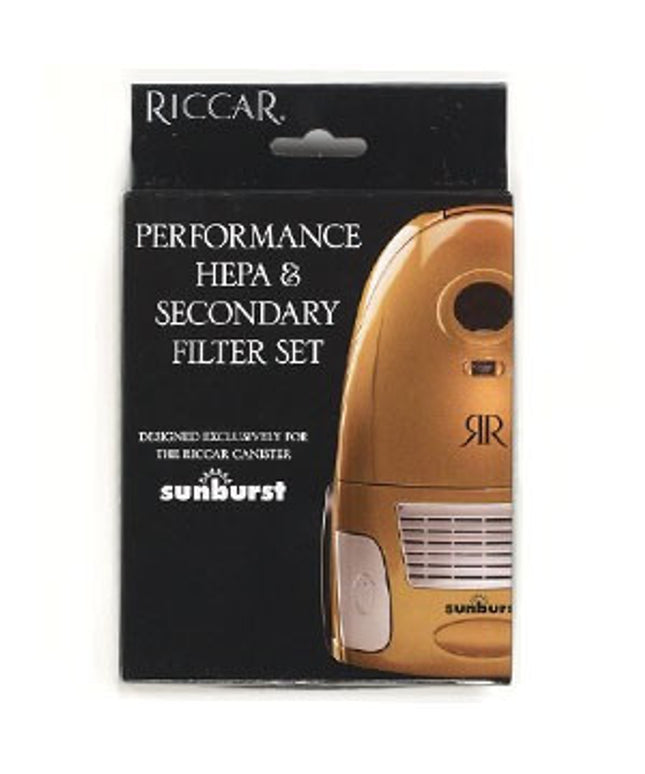 Riccar Sunburst HEPA and Secondary Vacuum Filters Part # RF14