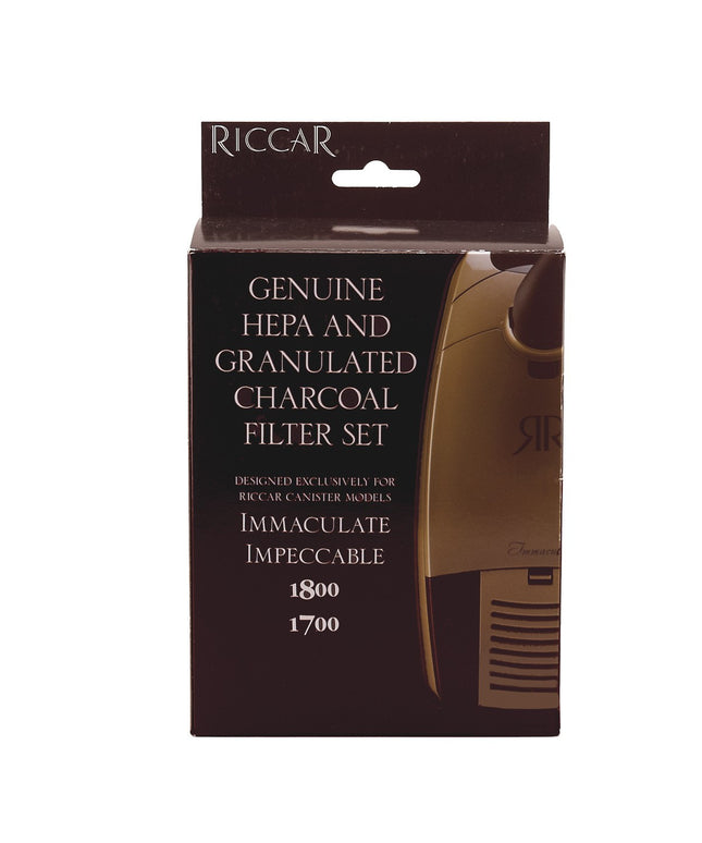 Riccar HEPA Media & Granulated Charcoal Filter Set for Immaculate and Impeccable models - Part # RF17G