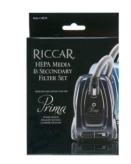 Riccar Prima Canister HEPA Media Filter Set Part # RF19