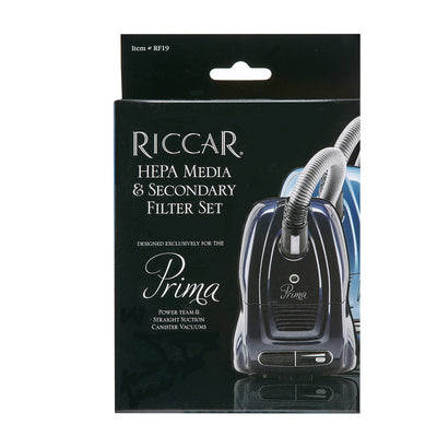 Riccar Prima Canister HEPA Media Filter Set Part # RF19