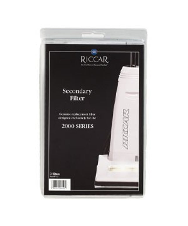 Riccar Secondary Filters for 2000 Series, (3 Pack) Part # RF2-3