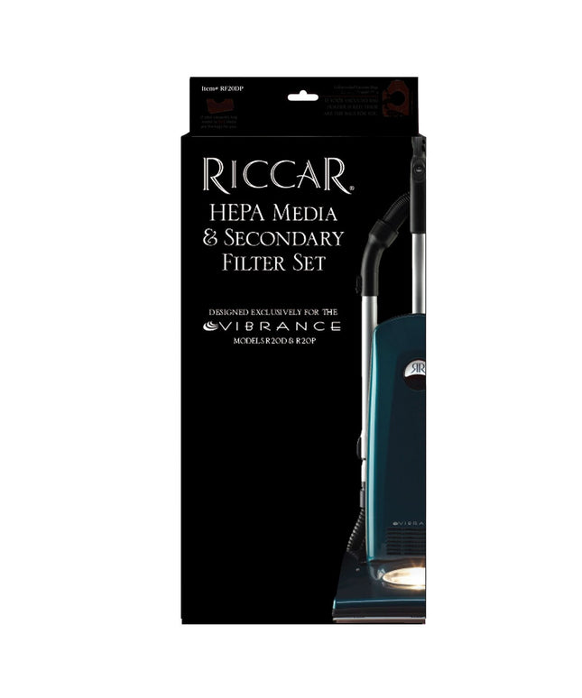 Riccar Vibrance R20P & R20D HEPA Vacuum Filters Part # RF20DP