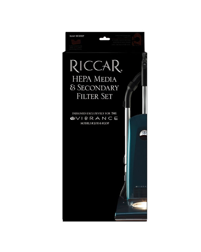 Riccar Vibrance R20P & R20D HEPA Vacuum Filters Part # RF20DP