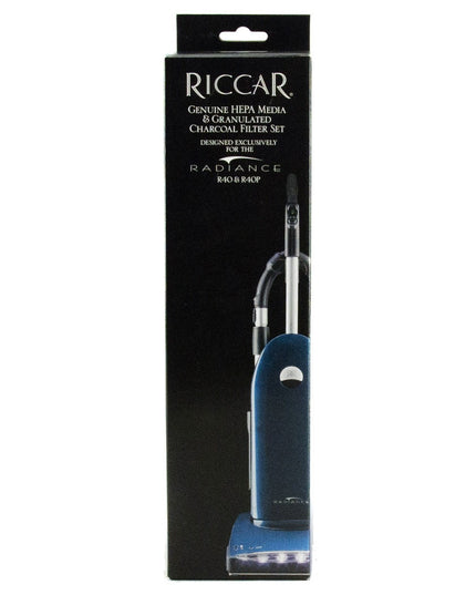 Riccar Tandem Air Premium HEPA and Granulated Charcoal Filter Set fits all R40 models  Part # RF40G