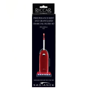 Riccar Radiance HEPA Media and Granulated Charcoal Vacuum Filter Set, Original Riccar Part # RF9G-1