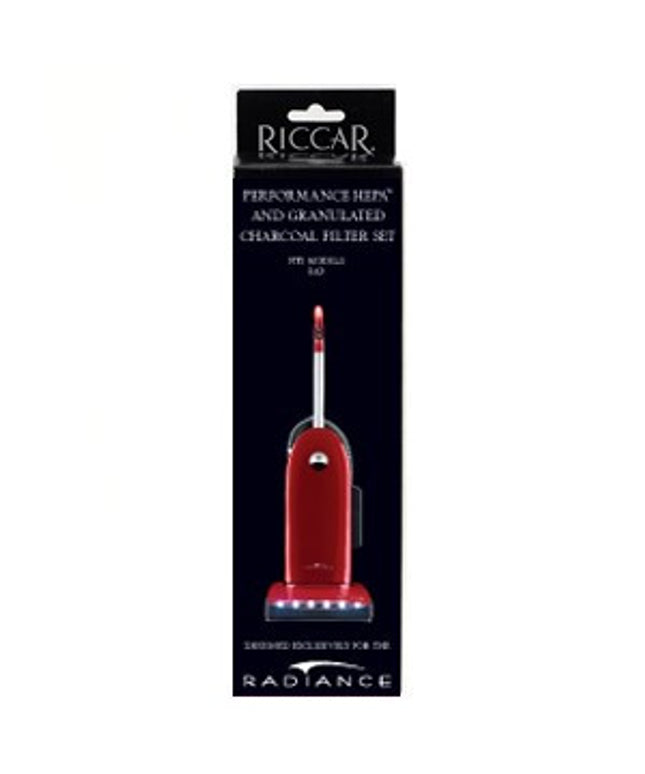 Riccar Radiance HEPA Media and Granulated Charcoal Vacuum Filter Set, Original Riccar Part # RF9G-1