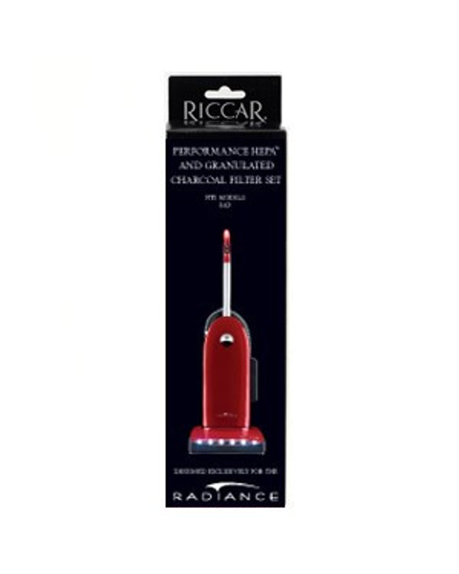 Riccar Radiance HEPA Media and Granulated Charcoal Vacuum Filter Set, Original Riccar Part # RF9G-1