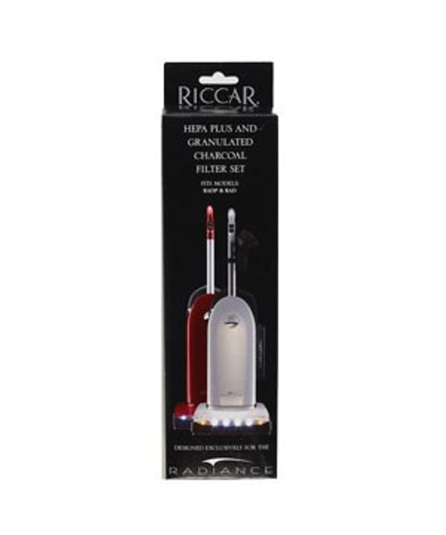Riccar Premium Radiance HEPA Plus and Granulated Charcoal Vacuum Filter Set, Original Riccar Part # RF9UG-1
