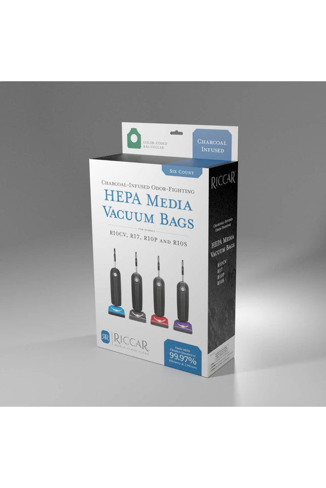 Riccar SupraLite R10 Series HEPA Media Vacuum Bags (6 Pack)
