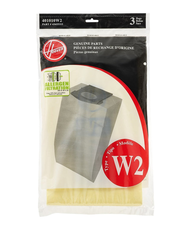 Hoover Type W2 Allergen (3 pack) Part # 401010W2
